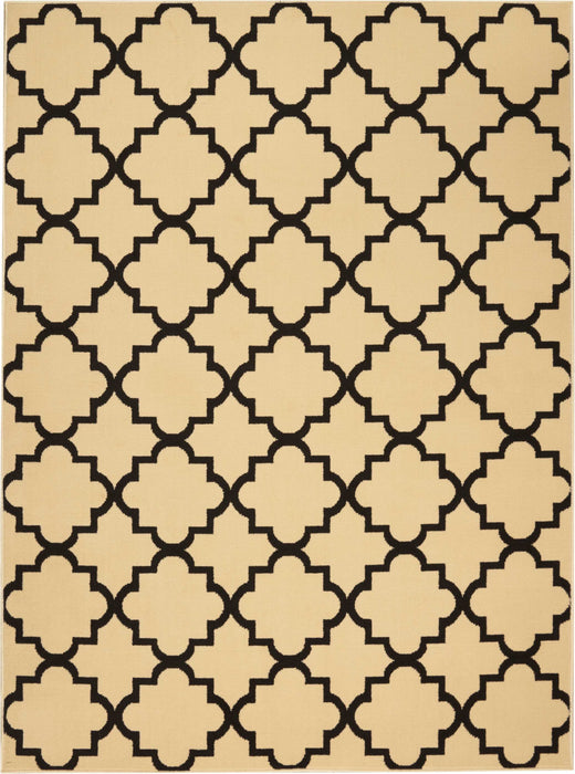 Nourison Grafix GRF08 Cream/Black Area Rug