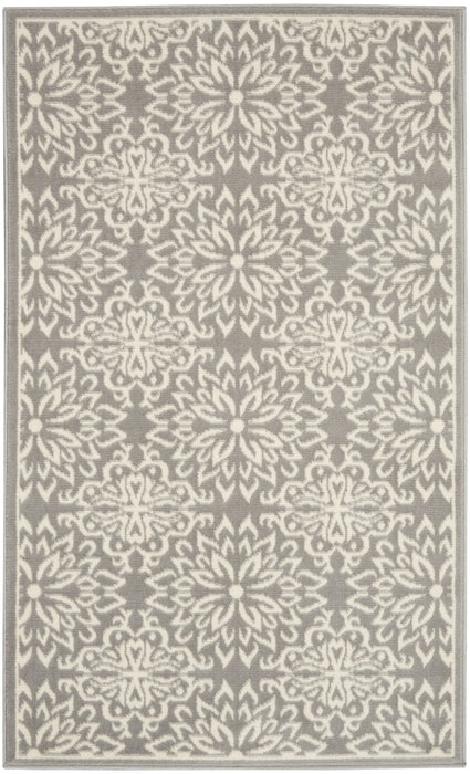 Nourison Jubilant JUB06 Ivory/Grey Area Rug