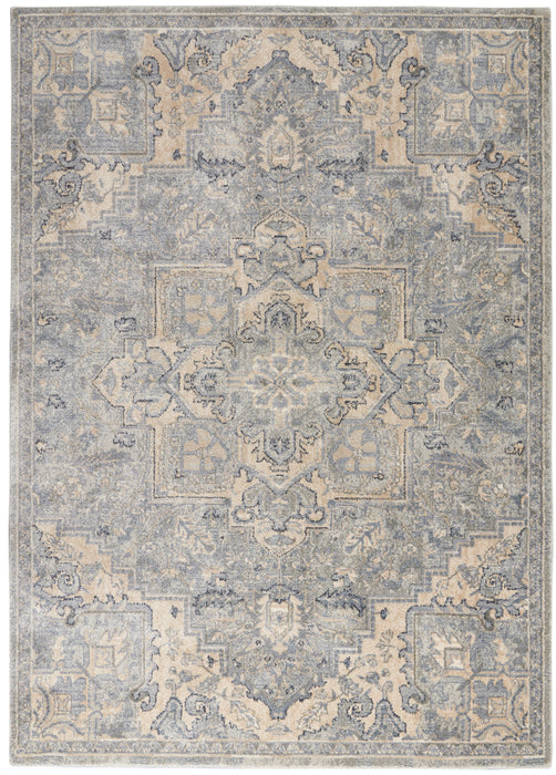 Nourison Moroccan Celebration KI382 Silver Area Rug