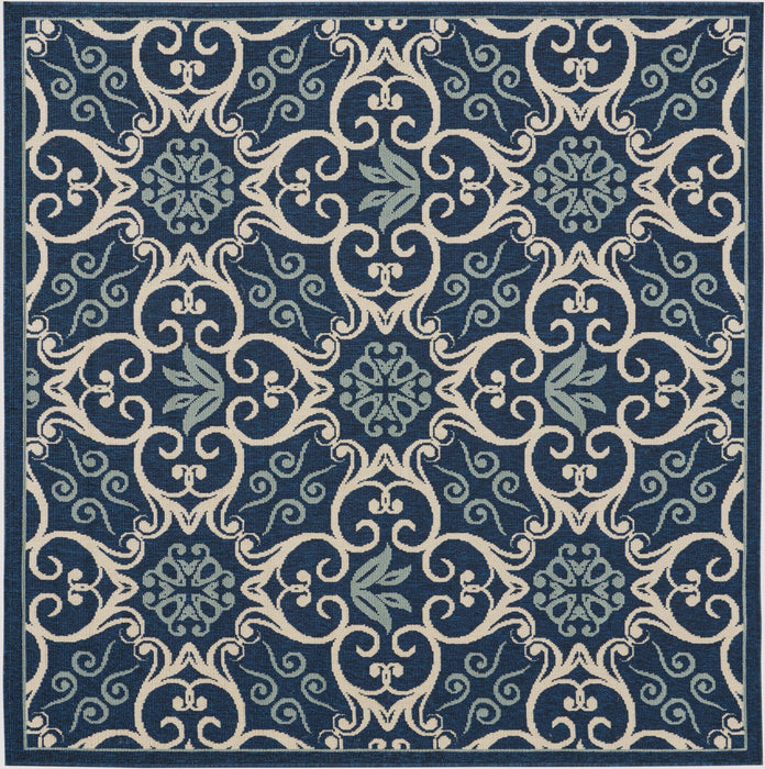 Nourison Caribbean CRB02 Navy Area Rug