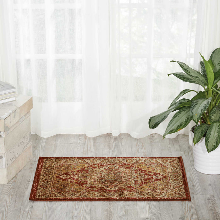 Nourison Delano DEL05 Brick Area Rug