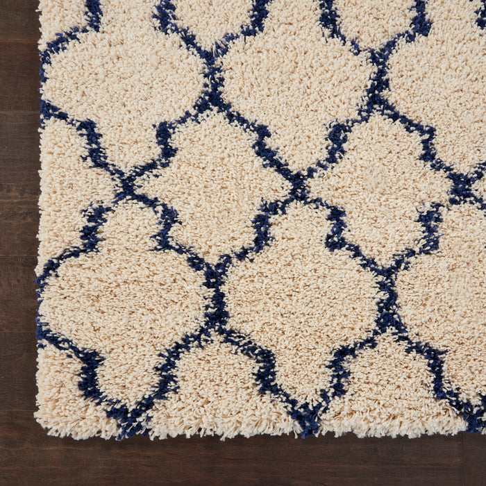 Nourison Amore AMOR2 Ivory/Blue Area Rug