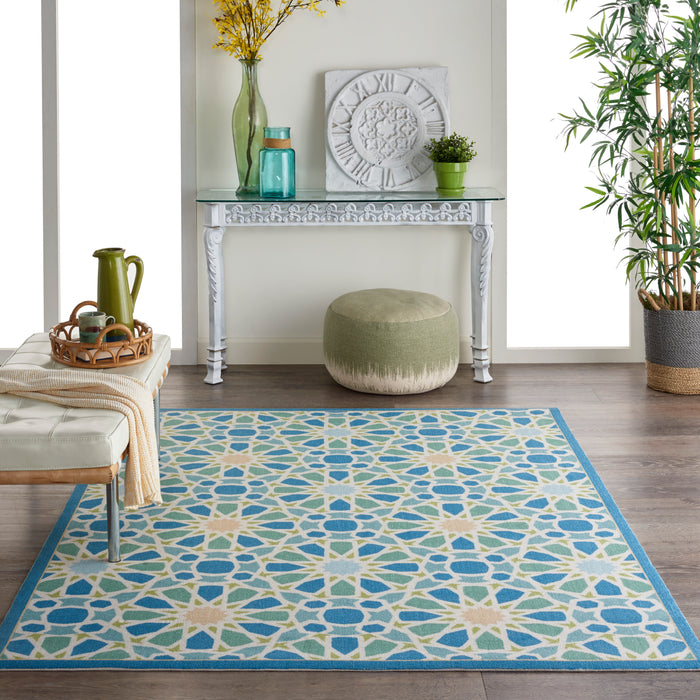 Nourison Sun N' Shade SND29 Porcelain Area Rug