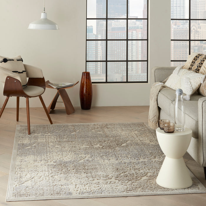 Nourison Graphic Illusions GIL09 Ivory Area Rug