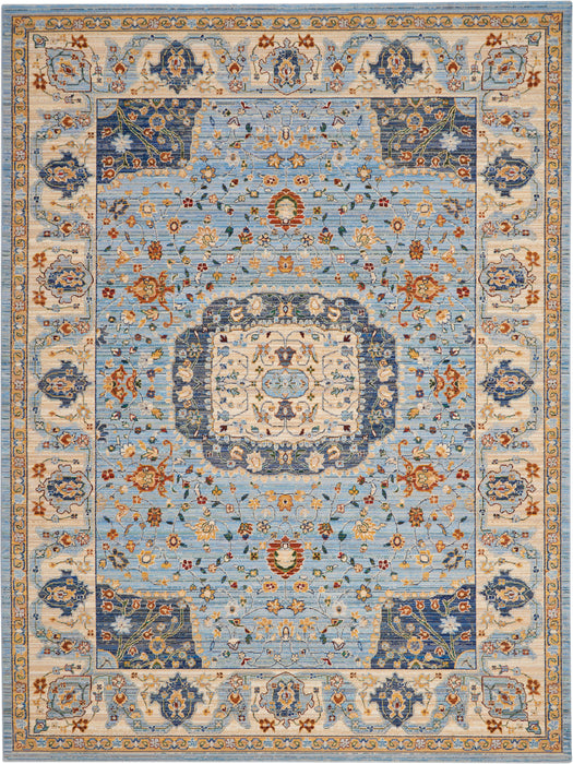 Nourison Majestic MST03 Light Blue Area Rug