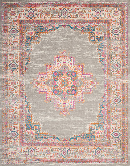 Nourison Passion PSN03 Grey Area Rug