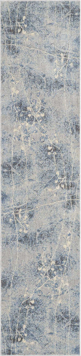 Nourison Somerset ST74 Silver/Blue Area Rug