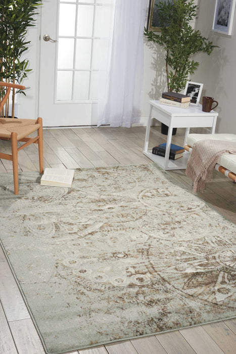 Nourison Euphoria EUP03 Grey Area Rug