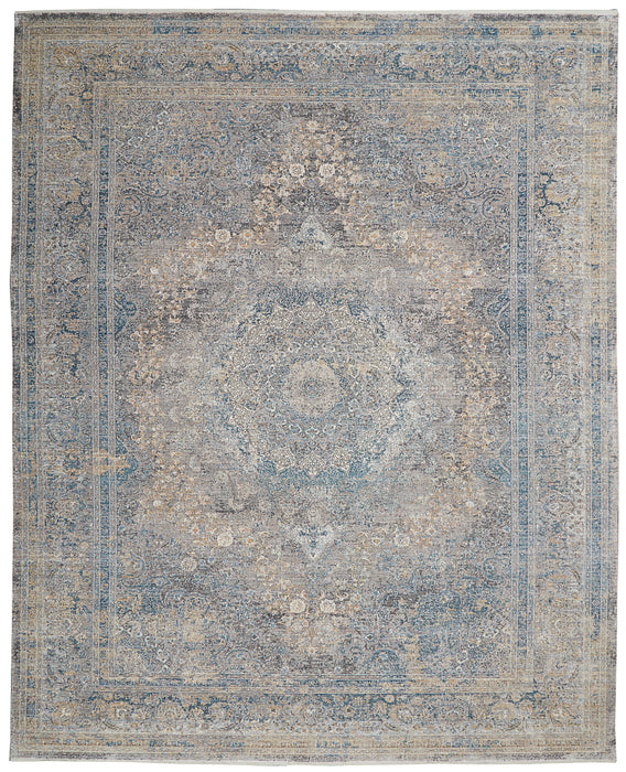 Nourison Starry Nights STN06 Cream Blue Area Rug