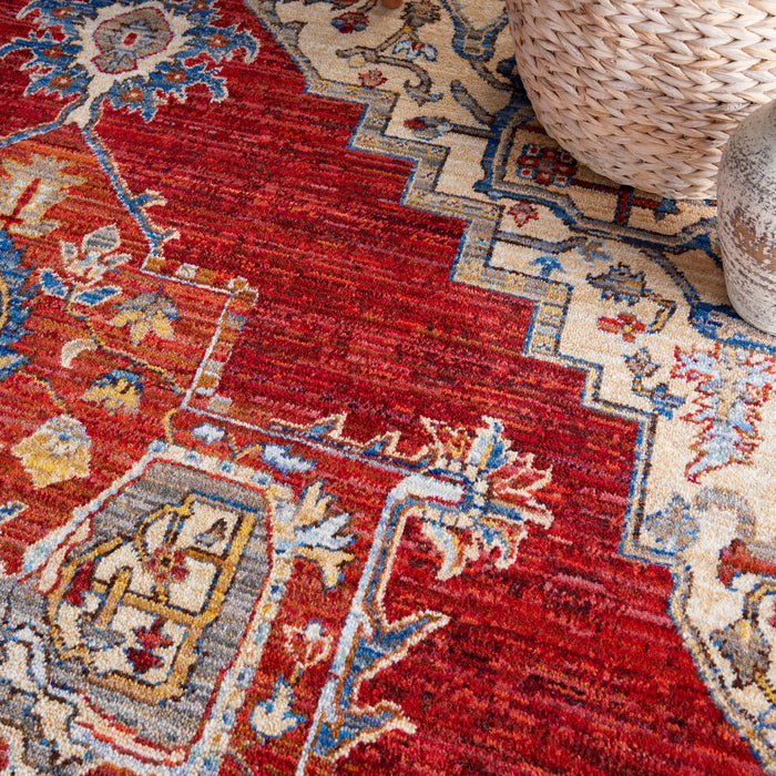 Nourison Majestic MST05 Red Area Rug