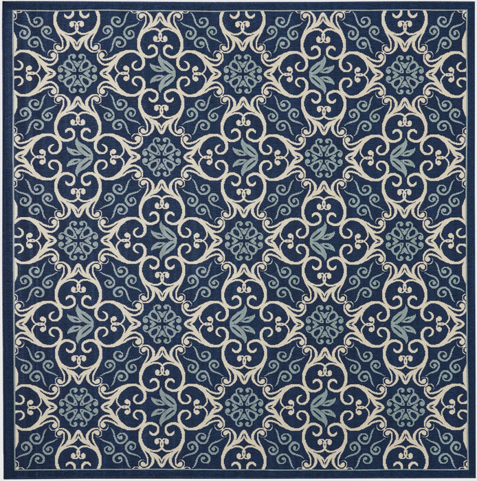 Nourison Caribbean CRB02 Navy Area Rug