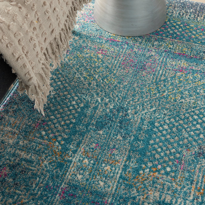 Nourison Passion PSN38 Blue Area Rug