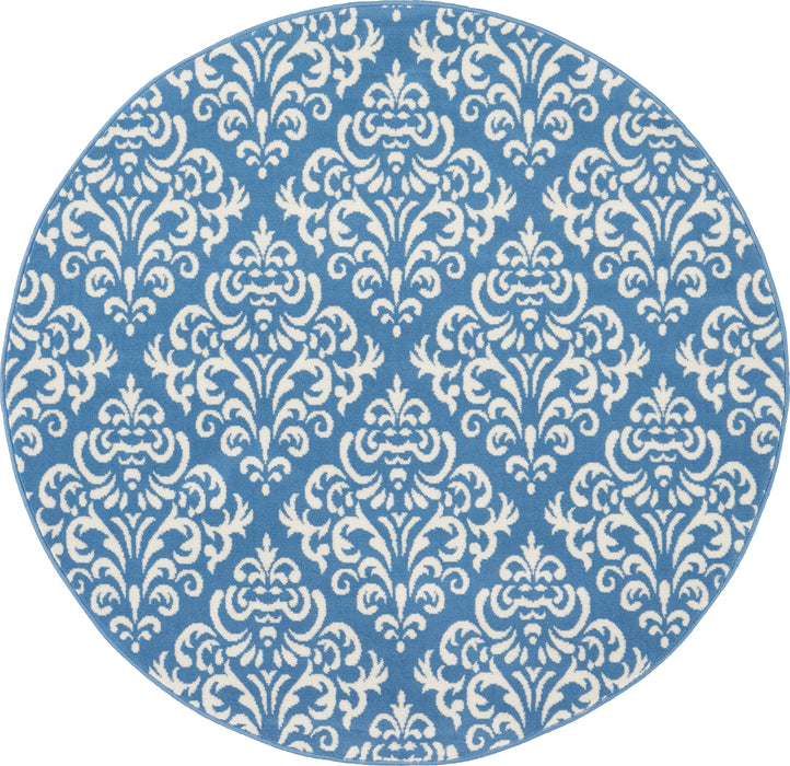 Nourison Grafix GRF06 Blue Area Rug