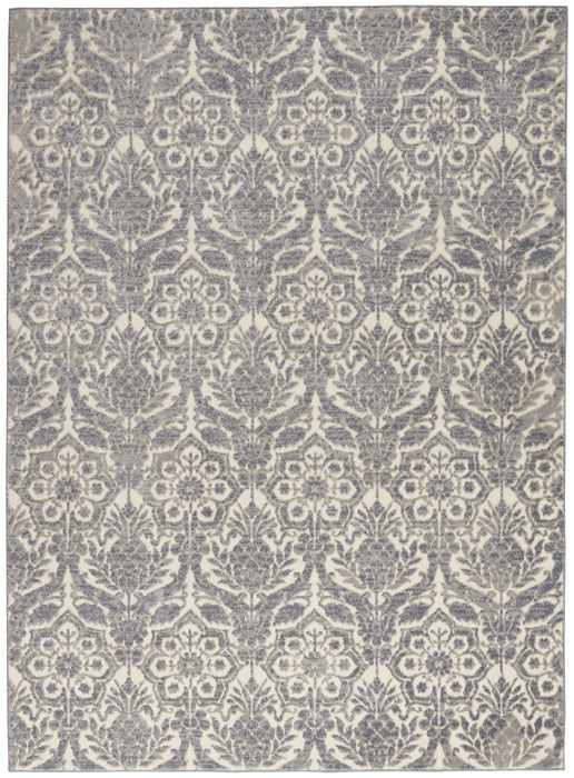 Nourison Sahara KI390 Ivory/Platinum Area Rug