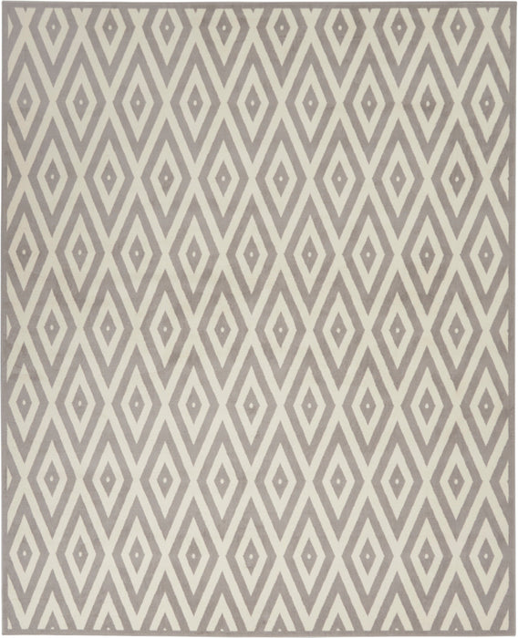 Nourison Grafix GRF18 White/Grey Area Rug