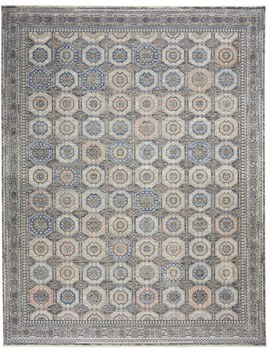 Nourison Starry Nights STN09 Grey/Navy Area Rug