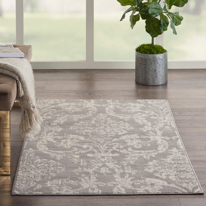 Nourison Jubilant JUB09 Grey Area Rug