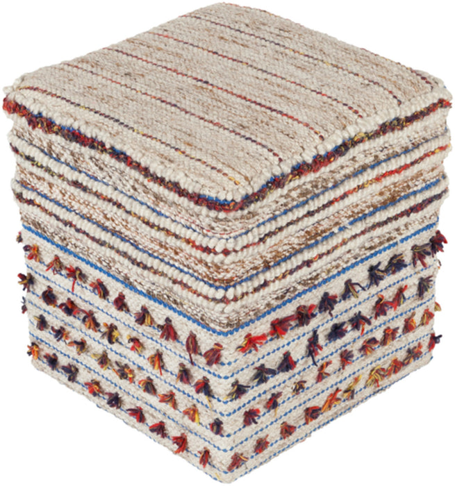 Livabliss Scotia SCPF-001 Bohemian/Global Woven Pouf