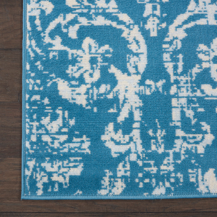 Nourison Jubilant JUB09 Blue Area Rug