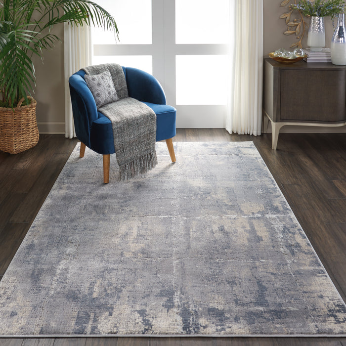 Nourison Rustic Textures RUS06 Grey/Beige Area Rug