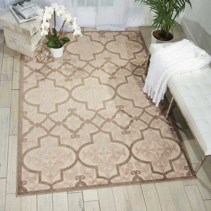 Nourison Aloha ALH14 Cream Area Rug