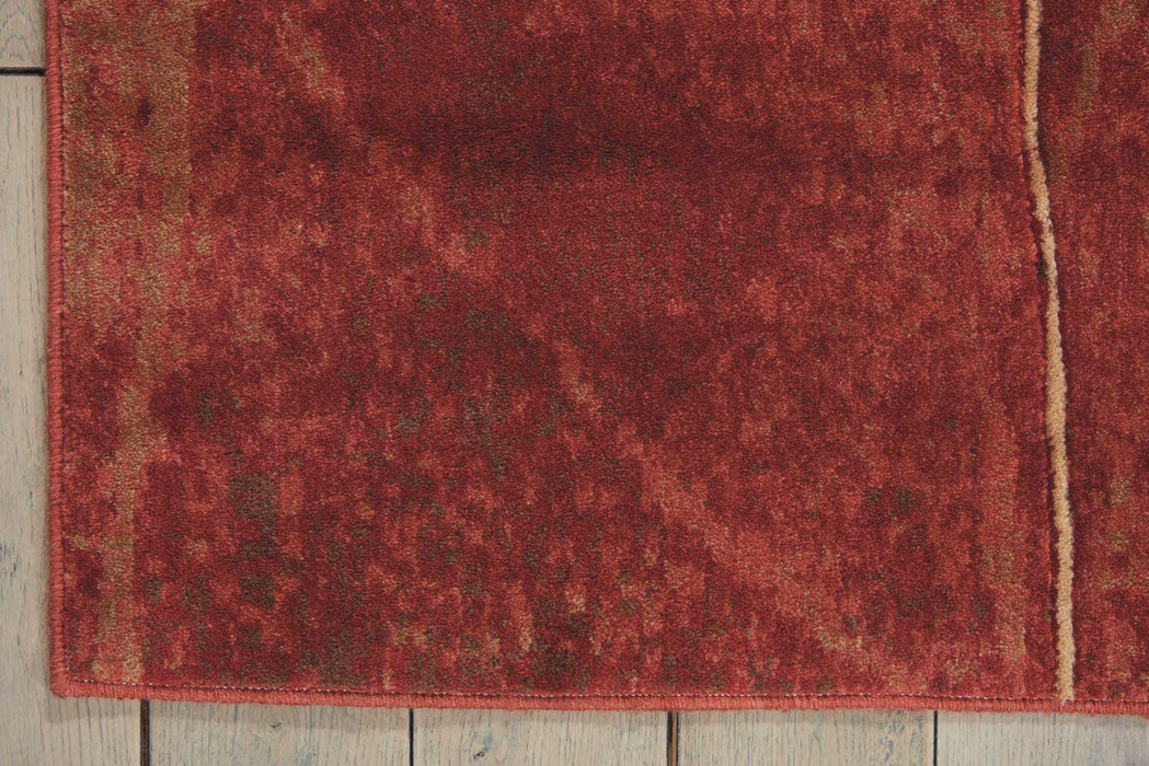 Nourison Somerset ST74 Flame Area Rug