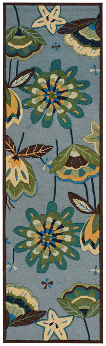 Nourison Fantasy FA12 Aqua Area Rug