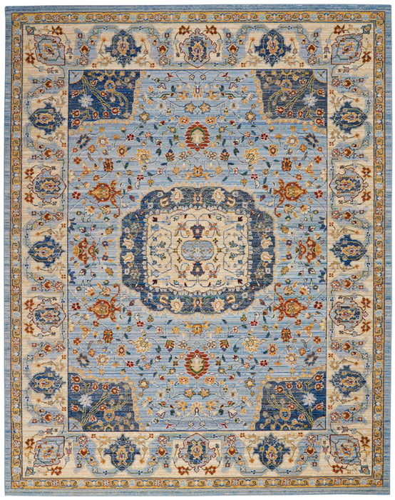 Nourison Majestic MST03 Light Blue Area Rug