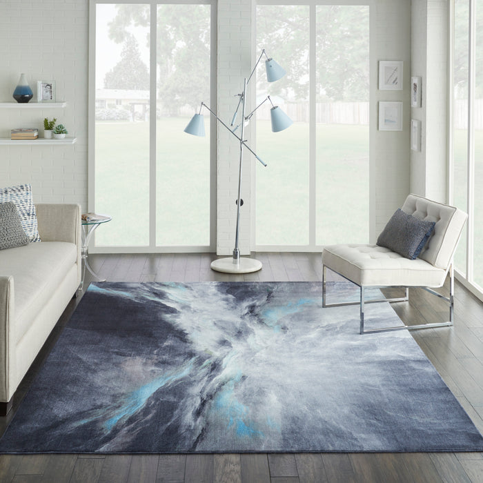 Nourison Le Reve LER06 Charcoal/Multicolor Area Rug