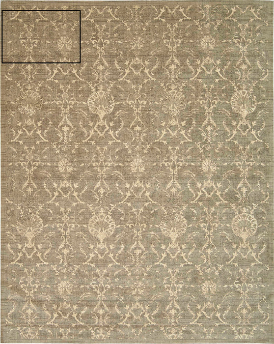 Nourison Silk Elements SKE03 Moss Area Rug