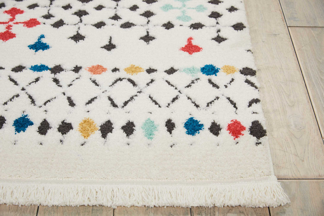 Nourison Kamala DS504 White Area Rug