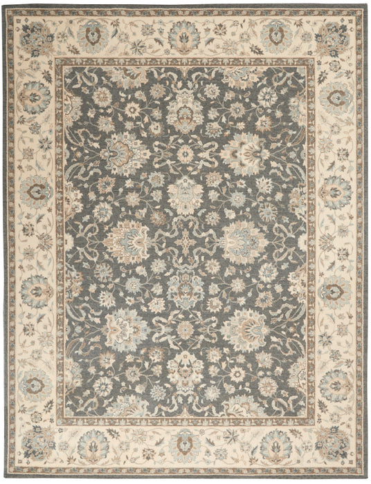 Nourison Living Treasures LI16 Grey/Ivory Area Rug