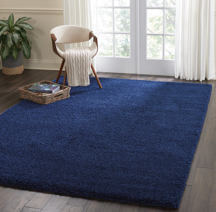 Nourison Malibu Shag MSG01 Navy Area Rug