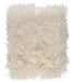 Livabliss Kharaa TKH-1004 Hide Leather & Fur Faux Fur Throw