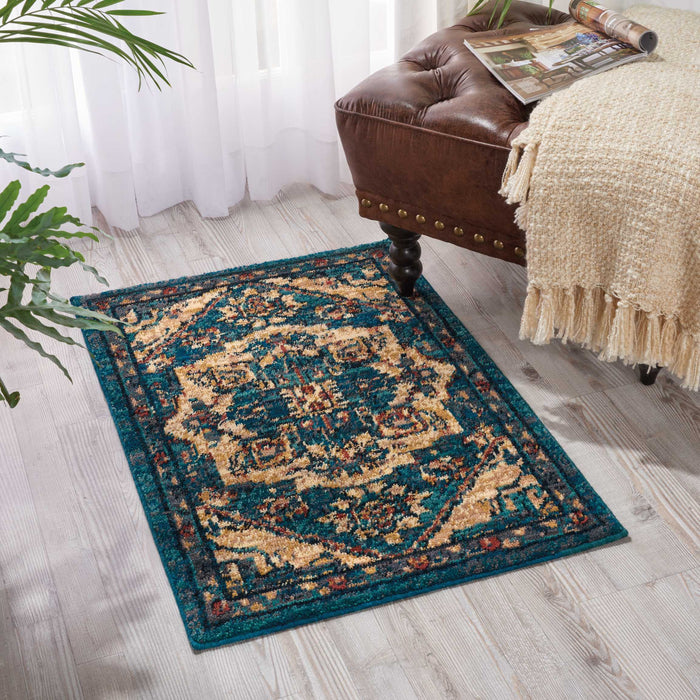 Nourison 2020 NR206 Teal Area Rug