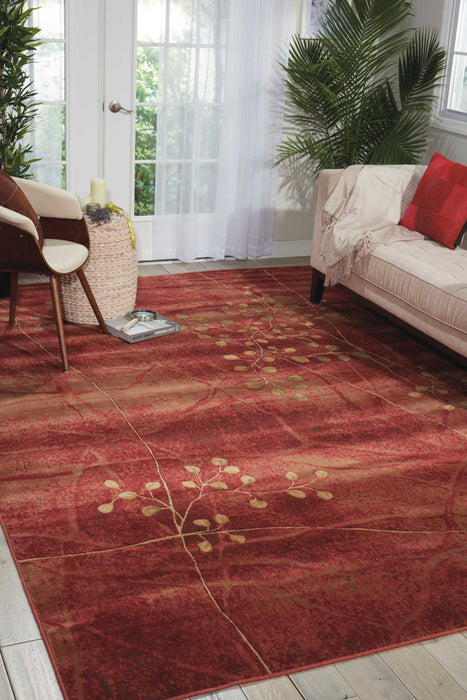 Nourison Somerset ST74 Flame Area Rug