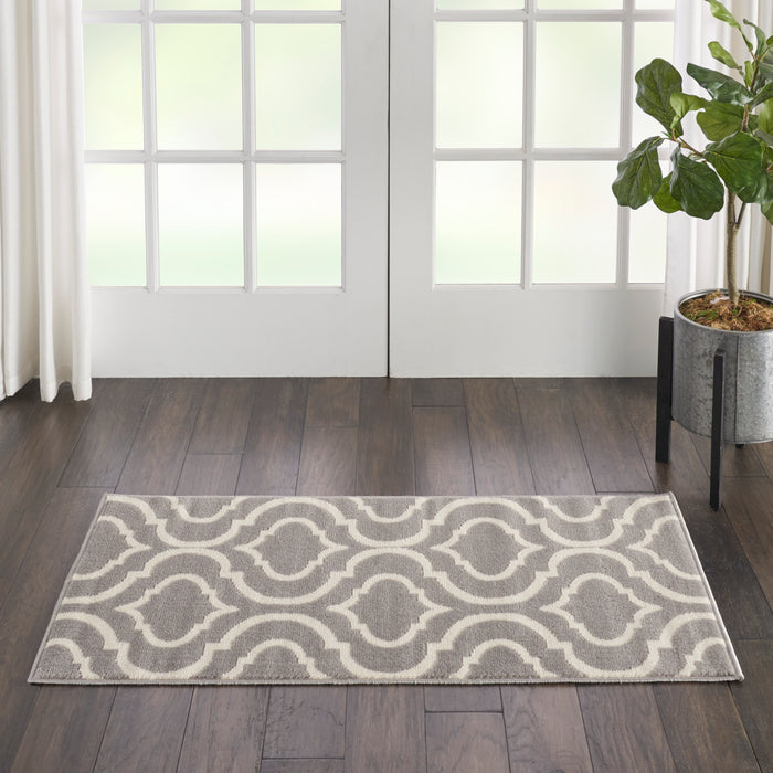 Nourison Jubilant JUB19 Grey Area Rug