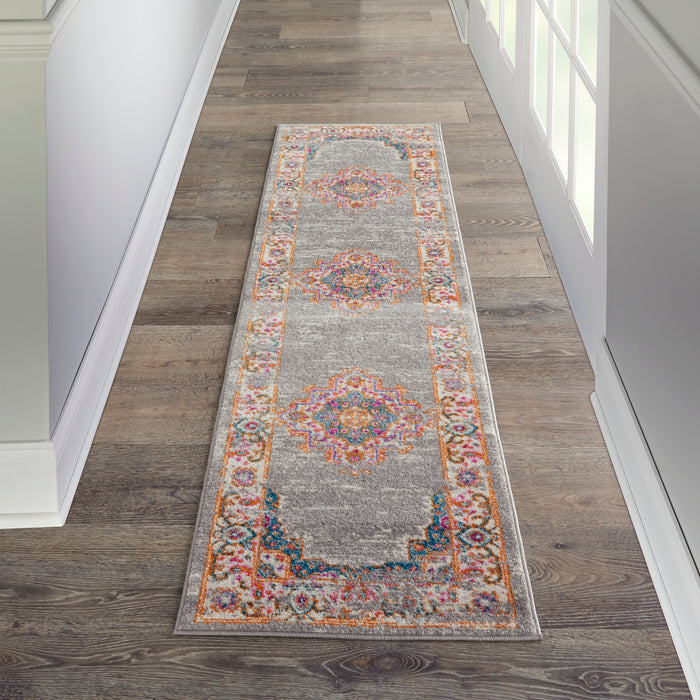 Nourison Passion PSN03 Grey Area Rug