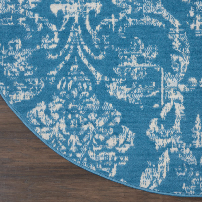 Nourison Jubilant JUB09 Blue Area Rug