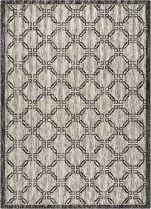 Nourison Garden Party GRD02 Ivory/Charcoal Area Rug