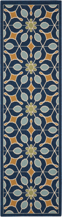 Nourison Caribbean CRB07 Navy Area Rug