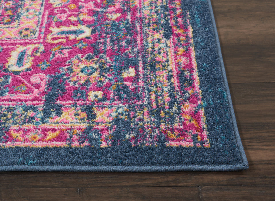 Nourison Passion PSN03 Blue Area Rug