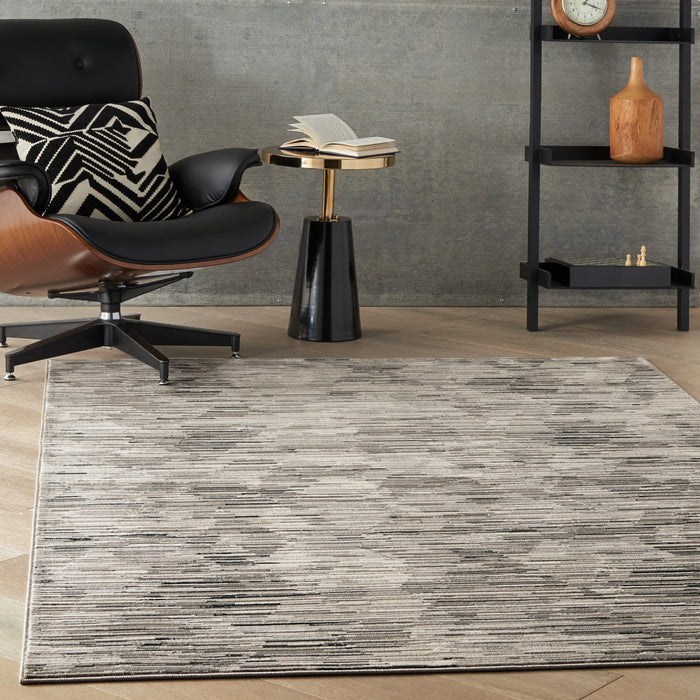 Nourison MA90 Uptown UPT01 Grey/Ivory Area Rug