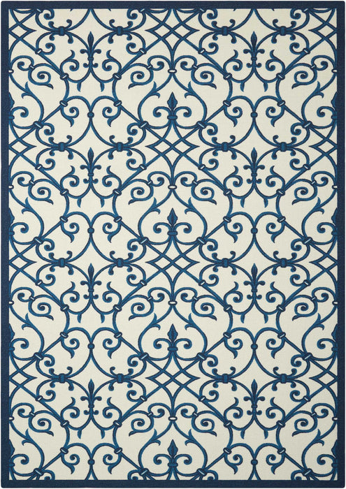 Nourison Home & Garden RS093 Blue Area Rug