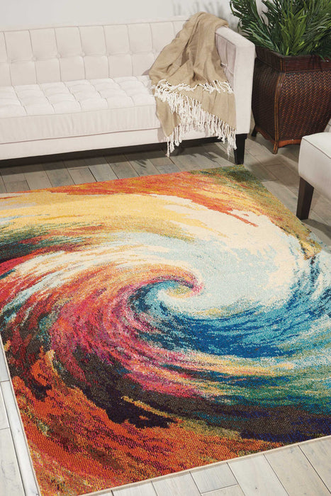 Nourison Celestial CES07 Wave Area Rug