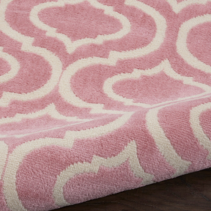 Nourison Jubilant JUB19 Pink Area Rug