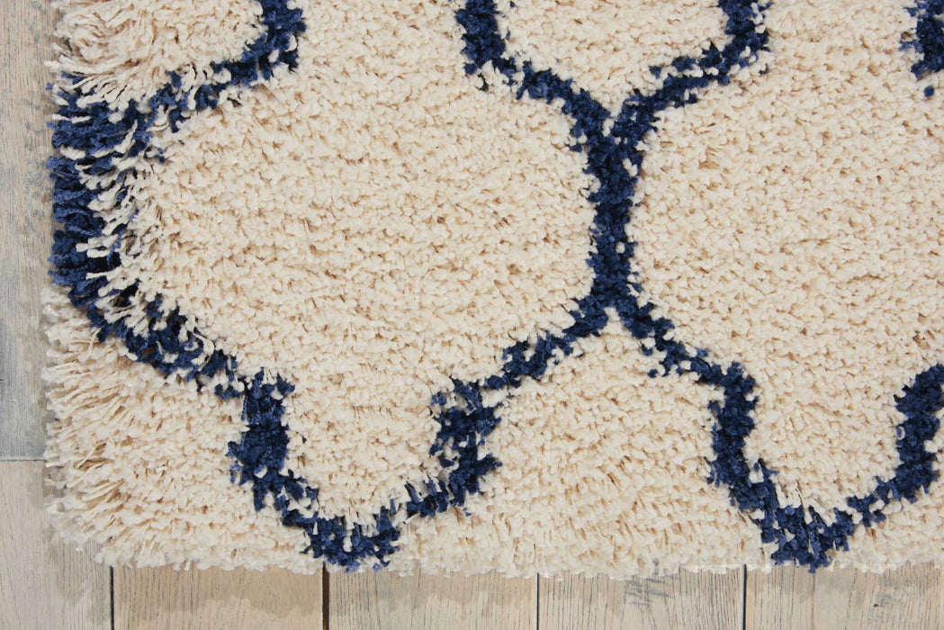 Nourison Amore AMOR2 Ivory/Blue Area Rug