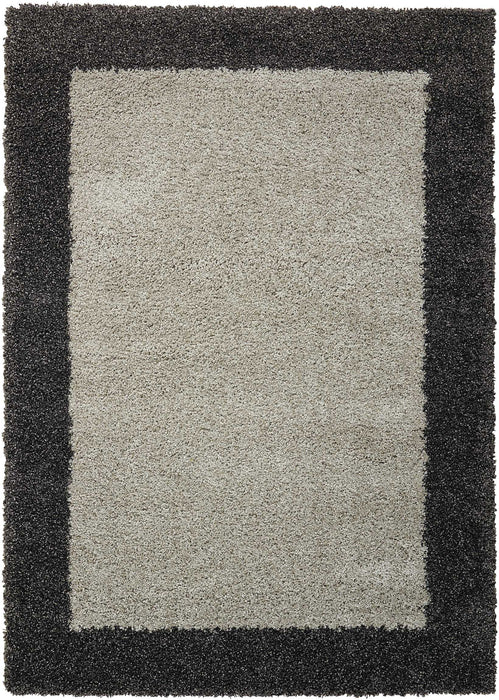 Nourison Amore AMOR5 Silver/Charcoal Area Rug