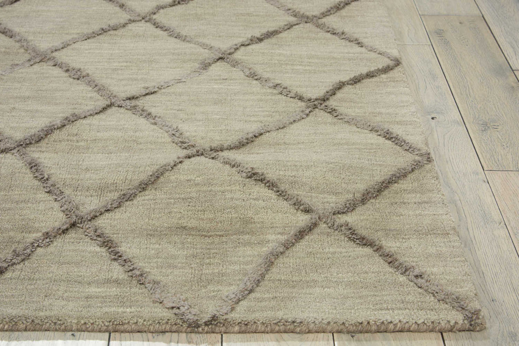 Nourison Lunette LNT01 Silver Area Rug