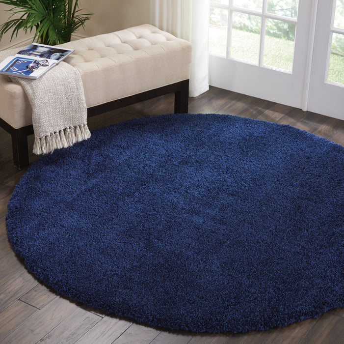 Nourison Malibu Shag MSG01 Navy Area Rug